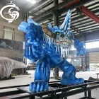 Amazing Artificial Animatronic Snow Monster Simulated Robot