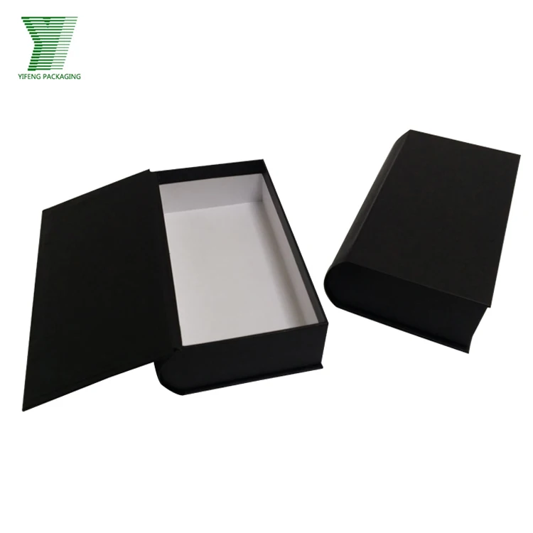 custom cardboard fake book packaging luxury gift paper box for