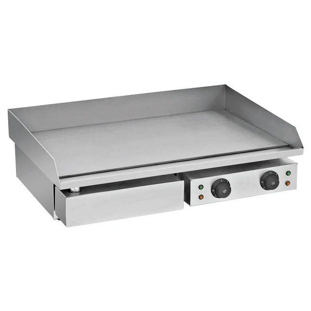 Commercial Single Large Electric Griddle Barbeque Plate Fast Heating