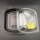 Microwave Box Microwave Box Disposable PP Material Packaging Take Away 1 Compartment Microwave Lunch Box