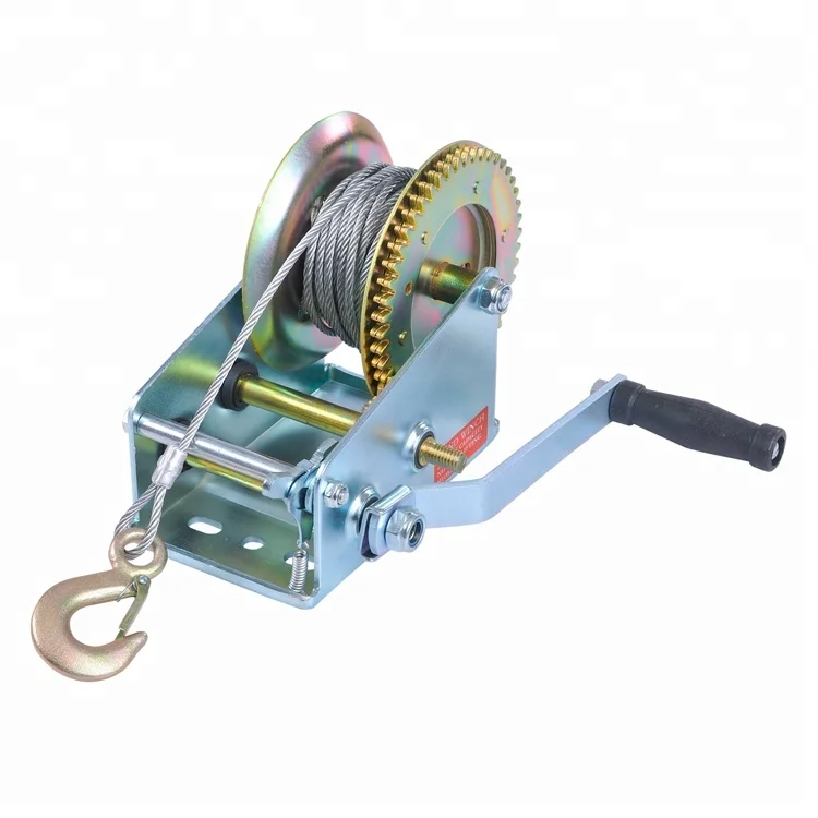 Lbs Heavy Duty Hand Winch With Meter Steel Wire Buy Lbs