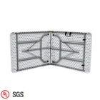 Plastic Folding Table Outdoor / Garden / Picnic Portable 6FT Plastic Rectangle Folding Dining Table Wholesale