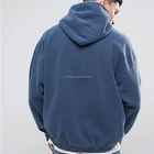 Custom Fleece 50% Cotton 50% Polyester Drop Shoulders Men's Oversize Pullover Hoodie