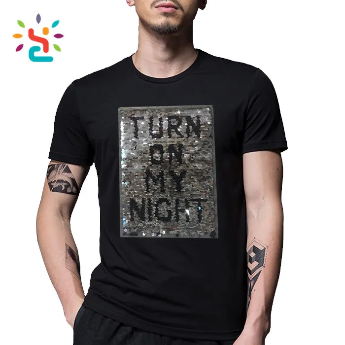 sequin t shirt for men