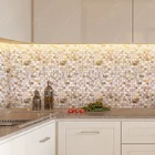 Natural Tile Sea Shell Mosaic Tile Natural White Mother Of Pearl Tile Kitchen Backsplash Sea Shell Mosaic