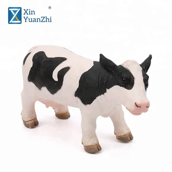 Simulation soft plastic dairy cows farm animal models for desktop decoration