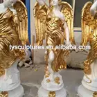 Life Size Fiberglass Sculpture Wholesale Garden Life Size Fiberglass Angel Sculpture For Sale