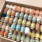 Silk Crepe Ribbon Woven Lanyard Haberdashery For Embroidery Hand Made
