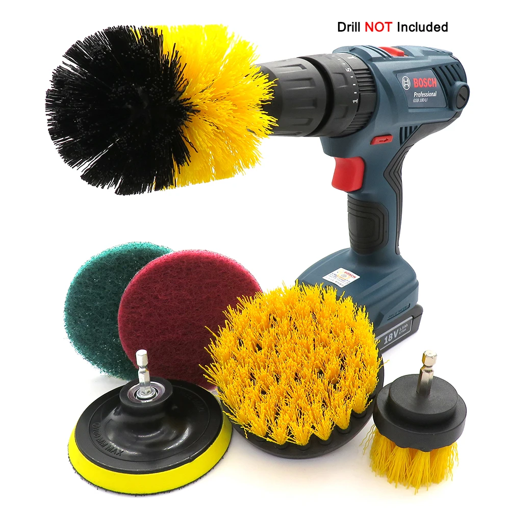 Cleaner Tool Brush Kit 6pcs/Set 6pcs/kit Cleaning Brush Drill Attachment 