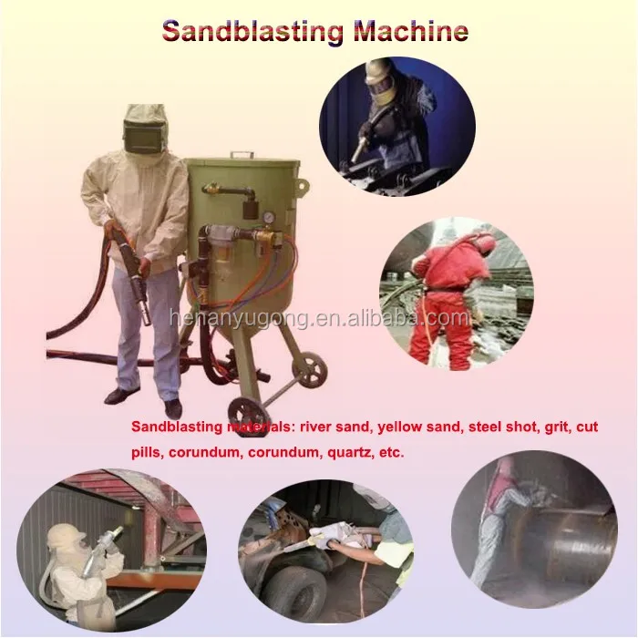 Sandblasting machine.12