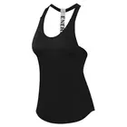 Custom racer back 100% cotton plain womens gym tank tops