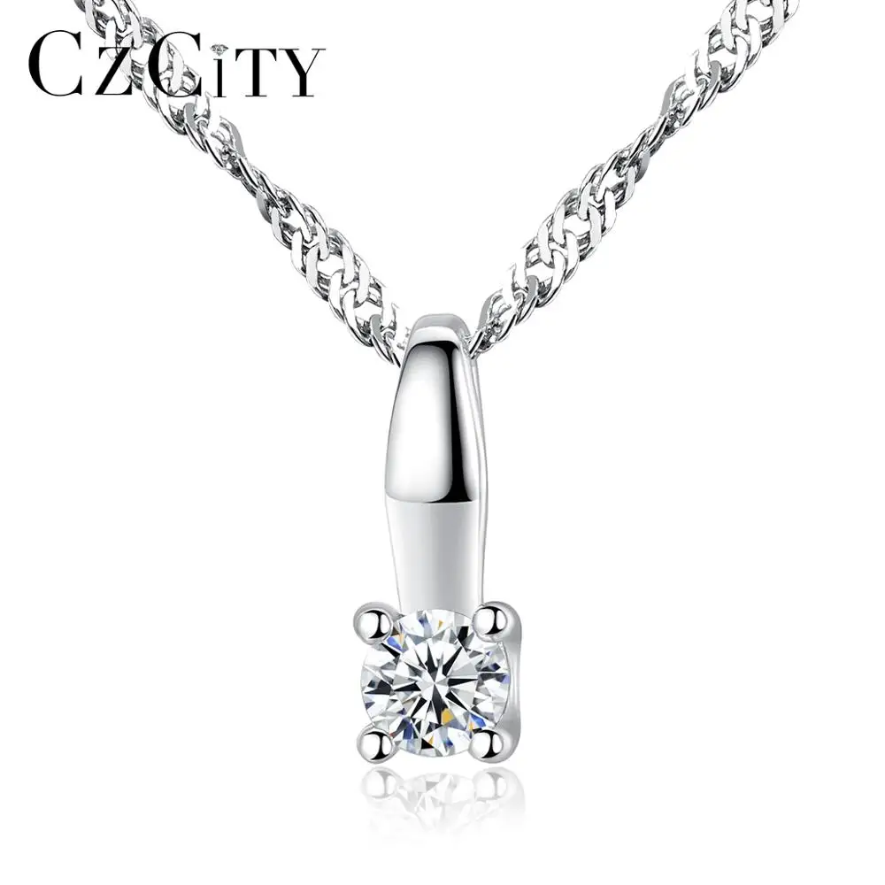 Buy Necklace 925 Cubic Zirconia Thin 