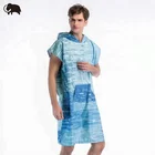 Towel OEM Custom Print Microfiber Towel Surf Changing Robe Beach Poncho