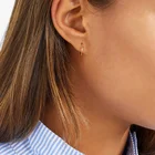 Earring Wire Wire Minimalist 925 Silver Jewelry Gold Earring Wire Designs For Women
