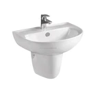 Piece Wash Wholesale Wall Hung 2 Piece Half Pedestal Ceramic Wash Basin