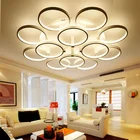 Chandelier Led Light New Design Round Remote Control Modern Led Chandelier Pendant Lights For Living Room