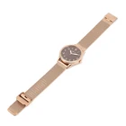 Strap Wrist Watches Gold Plated Wrist Steel Case Bracelet Band Strap Watches Waterproof Diver Quartz Custom Men Watch