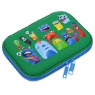 Custom School Pencil Designer Pencil Cases KID Wholesale Custom Leather Cute Eva Hard Zipper Kids School Pencil Case