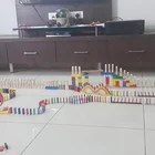 Toys Best Selling Kids Toys Solid Wood Play Domino Game Set Wholesale