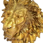 Brass Casting Wall Mounted Brass Lion Head Metal For Sale