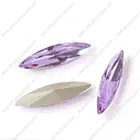 Aaa Beads 3017 AAA Grade Horse Eye Point Back Silver Gold Plating Crystal Loose Beads K9 Crystal Fancy Stones