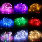 Leds Led Battery Led Light Light 20/30/40/50 Leds Copper Wire LED Tree Decoration Light String Fairy Lamp With 3AA Battery