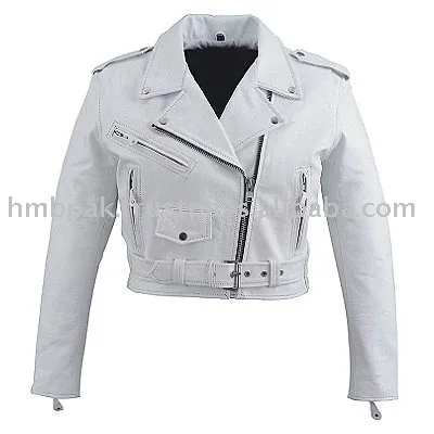 white biker jacket womens