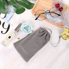 Pouch Size Customized Drawstring Soft Microfiber Sunglass Pouch