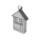Usb Flash Stick Usb Stick 16gb Metal House Shaped Efficient USB Flash Drive Pendant Usb Memory Stick 8GB 16GB 32GB