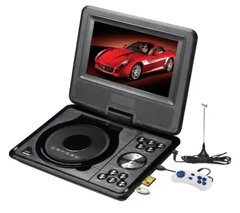 Leading Manufacturer 7inch Portable DVD Player With TV Function