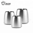 Metal Ashtray Windproof Metal Cigar Ash Tray Outdoor Stainless Steel Ashtray With Lid Custom Logo