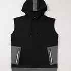 Hoodie Hoodie Supplier Mens Cotton Spandex Grey Sleeveless Hoodie