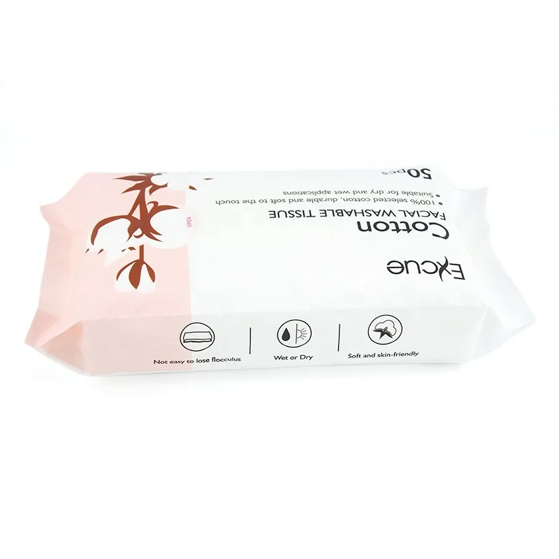 OEM wholesale 100% cotton biodegradable organic baby dry and wet wipes for baby care