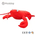 Plush Toys Food Free Sample Plush Toys Stuffed Cooked Lobster Red Color Look Delicious Food Toys For Best Gifts