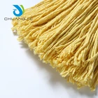Floor Cleaning Mop Custom Super Absorbent Cotton Polyester Wet Mop Head For Hotel Floor Cleaning