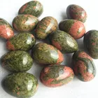 Unakite Natural Gemstone Eggs Unakite Crystal Eggs