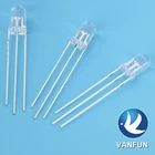 2mm Led Led 3mm 3 Pins 3mm 2mm Tower Red-white Bi-color Common Cathode Led Diodes