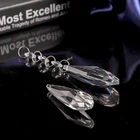 Crystal Pendant Crystal Wholesale 76mm K9 Crystal Clear Tear Dropletcrystal Chandelier Pendant Part