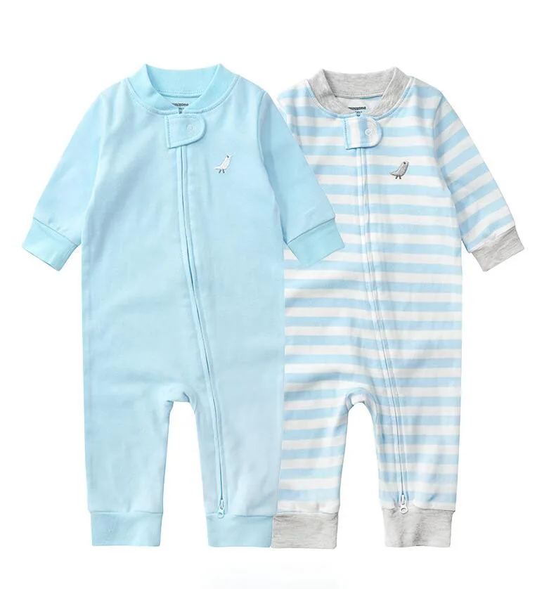 manufacturer Newborn pajama set 2-Piece  bay sleeping suit set  with printing pajamas without foot