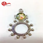 Alloy Finger Ring Alloy Rosary Ring Catholic Anger Piece Alloy Finger Rosary Ring Pendant