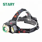Light Night Torch Led Brightest Flood Light Headlamp Zoom Night Hunting Head Torch Rechargeable Led Flashlight