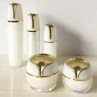 Container Box Set Plastic Bottle Container Plastic White Supplement Container Cosmetics Bottles Makeup Box Set