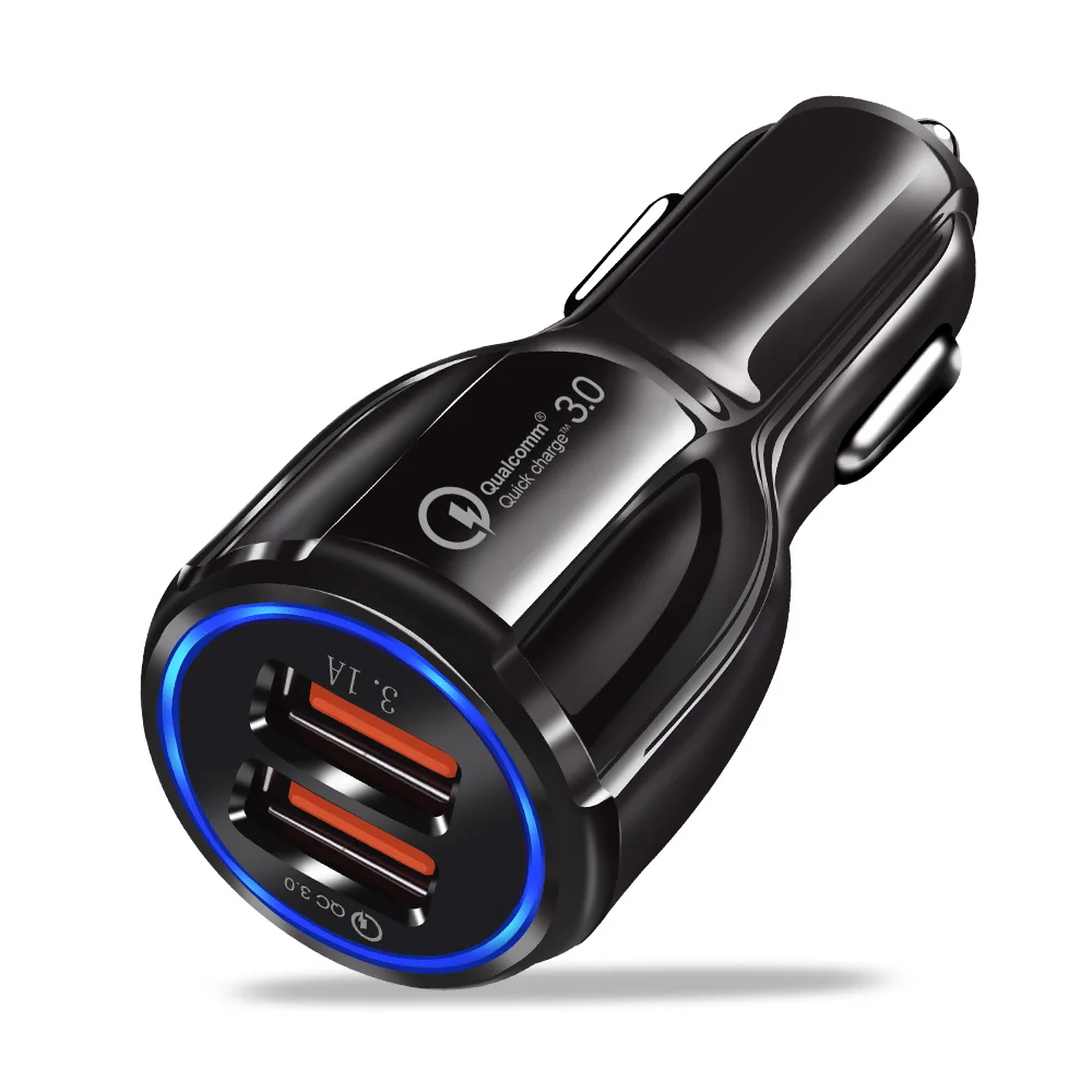 Goed gevoel Dinkarville geboren Quick Charge 3.0 2.0 Snel Opladen Adapter Dual Usb Auto-oplader For Iphone  Huawei Samsung - Buy Car Charger,Qc3.0 Car Charger,Fast Car Charger Product  on Alibaba.com