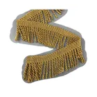 Tassel Fringe Wholesale Fashion Collar Design Gold Metallic Twisted Bullion Tassel Fringe For Cushions