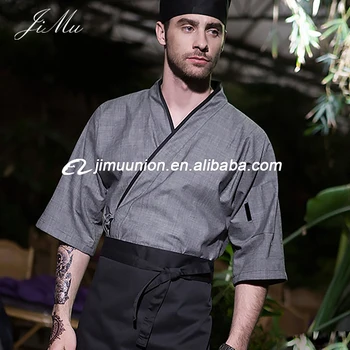 hotel restaurant chef clothes jacket coat Japanese sushi chef uniforms