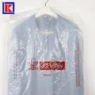 Plastic Cover Plastic Bag Transparent Dustproof Foldable Clothes Transparent Plastic Peva Suit Cover Garment Bag