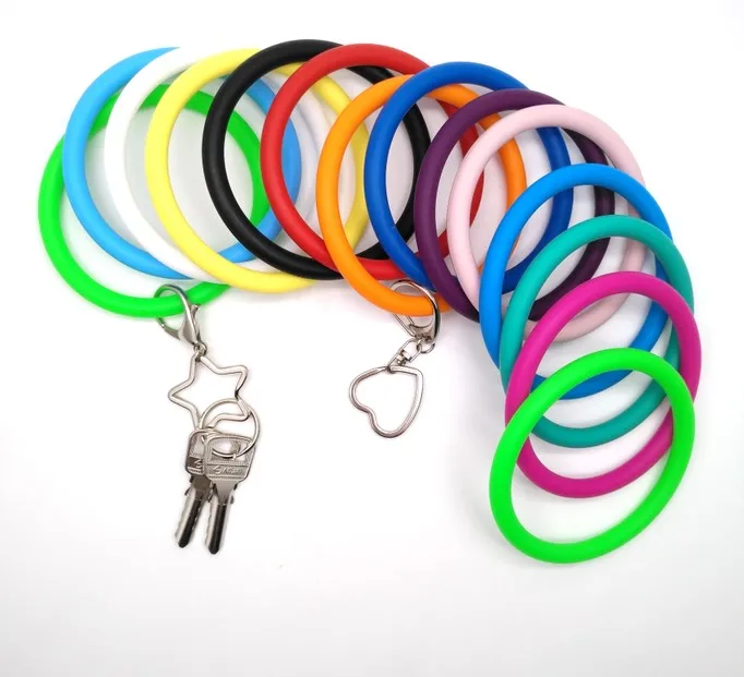 silicone bangle keyring wholesale