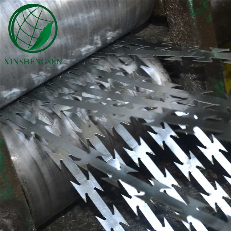 Galvanized Security Fencing Concertina Price Anti Climb Blade Barbed