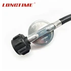 Lpg Gas Valve Lpg Gas Regulator Valve LONGTIME 0-20 PSI QCC Propane LPG Gas Regulator Valve With Hose Kit