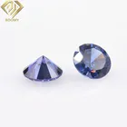 Tanzanite Cubic Zirconia Loose 8mm Round Beads Tanzanite Blue Cubic Zirconia